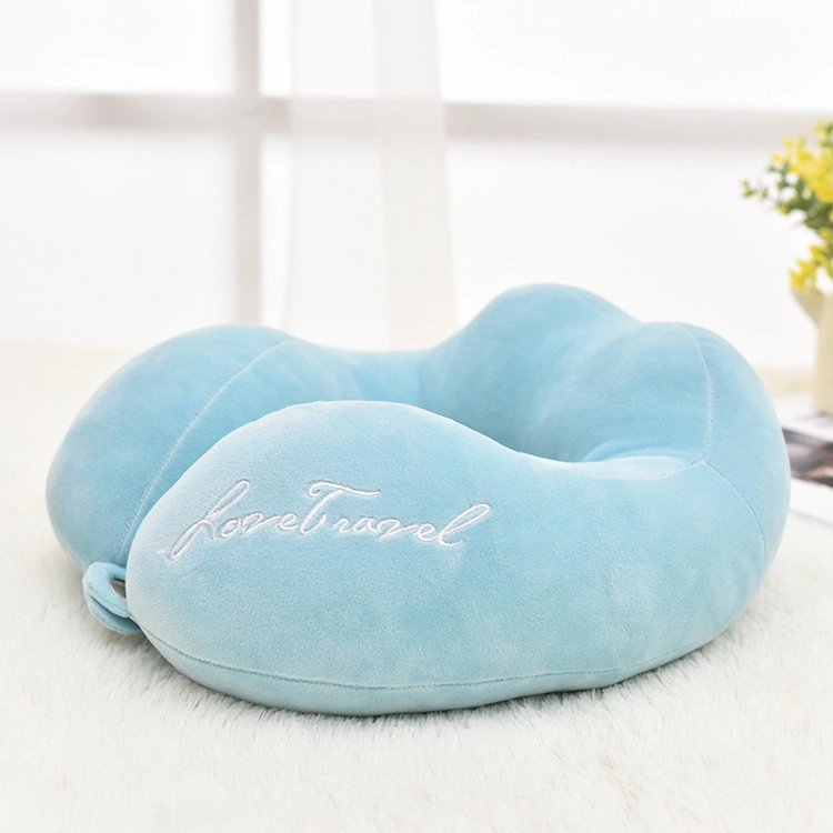 Organic Adorable Plane Pillow Car Headrest Nap Cushion Memory Foam Head Support Chin Car Neck Travel Round Pillow