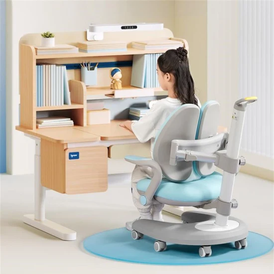 Igrow – ensemble table et chaises d'étude ergonomiques et réglables pour enfants, banc de bureau