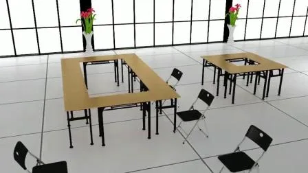 Salle de classe moderne enfants école enfants salon meubles chaise bureau conférence Table d'étude